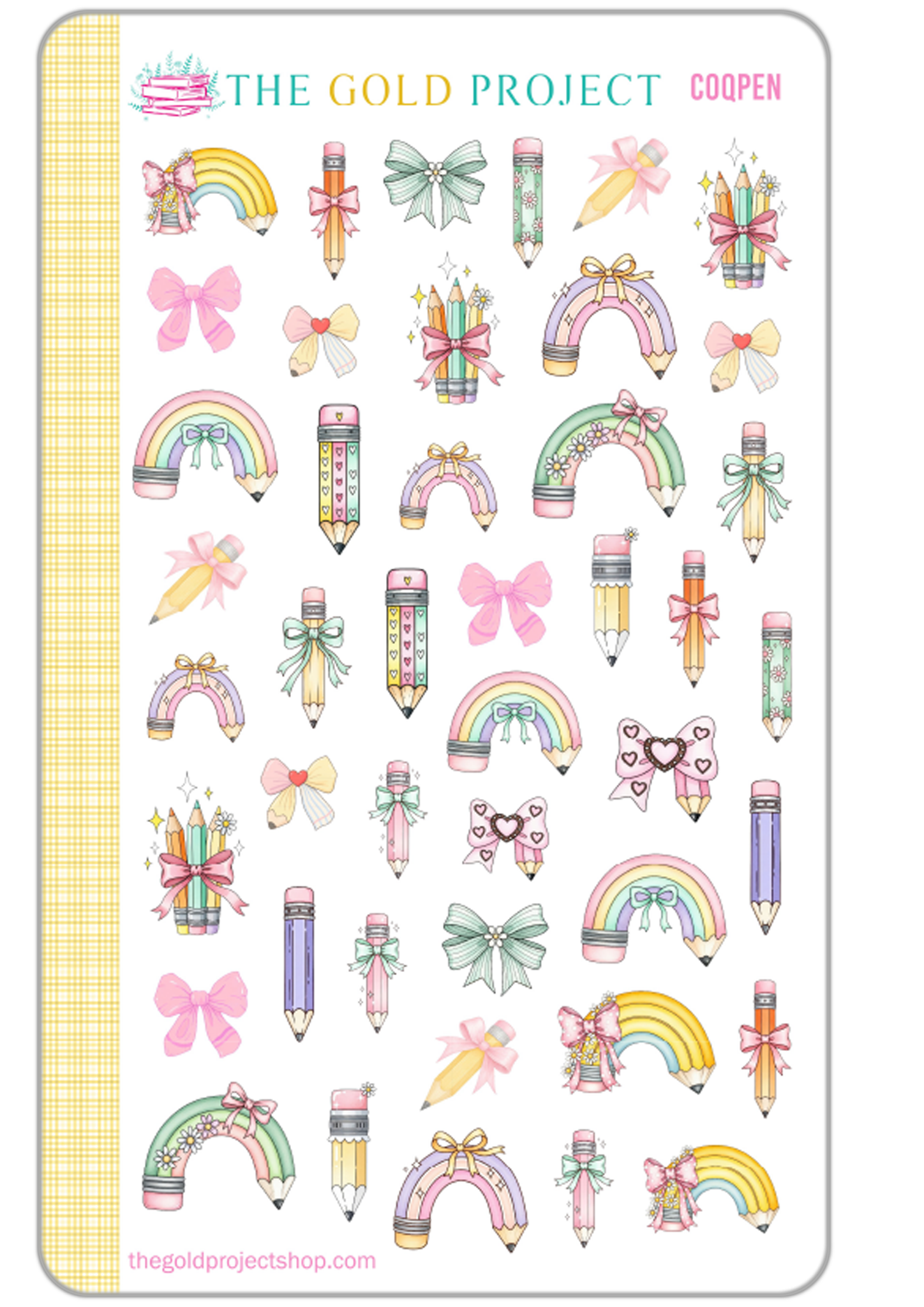 Coquette Pencils Deco