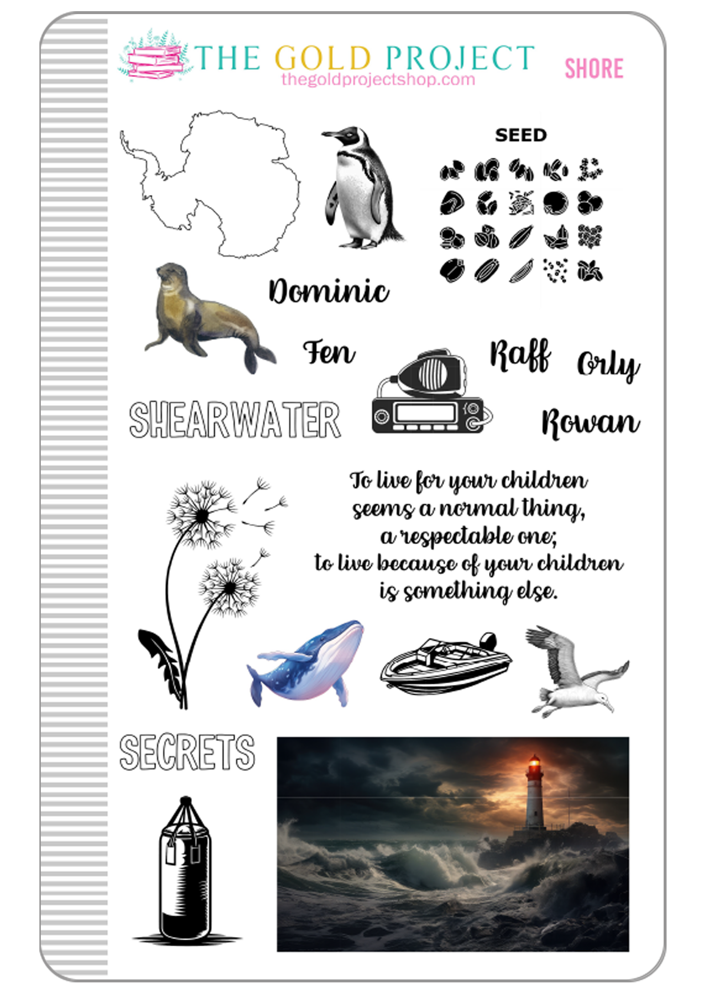 Wild Dark Shore Book Deco