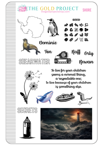 Wild Dark Shore Book Deco