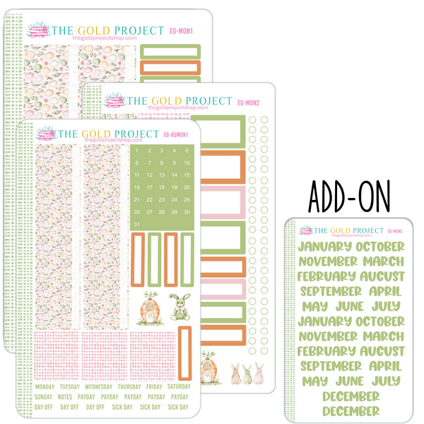 Easter Gingham Monthly Kit
