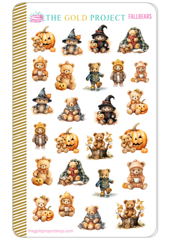 Fall Bears Deco
