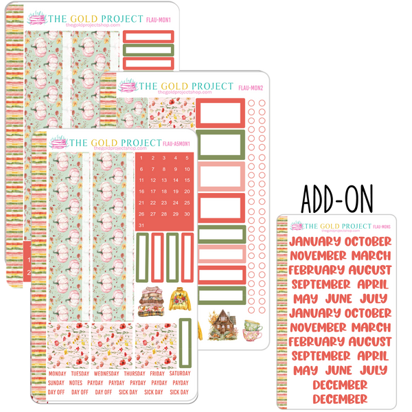Floral Autumn Monthly Kit
