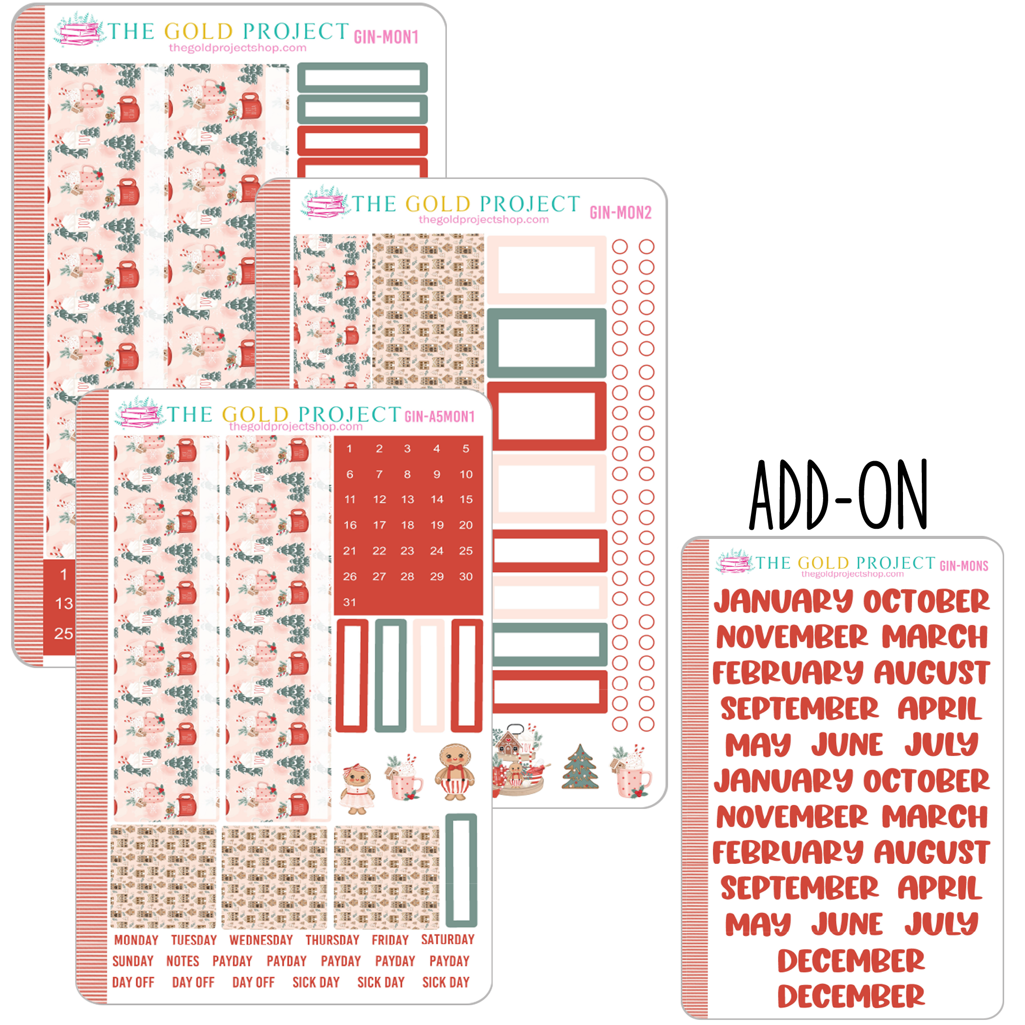 Gingerbread Monthly Kit