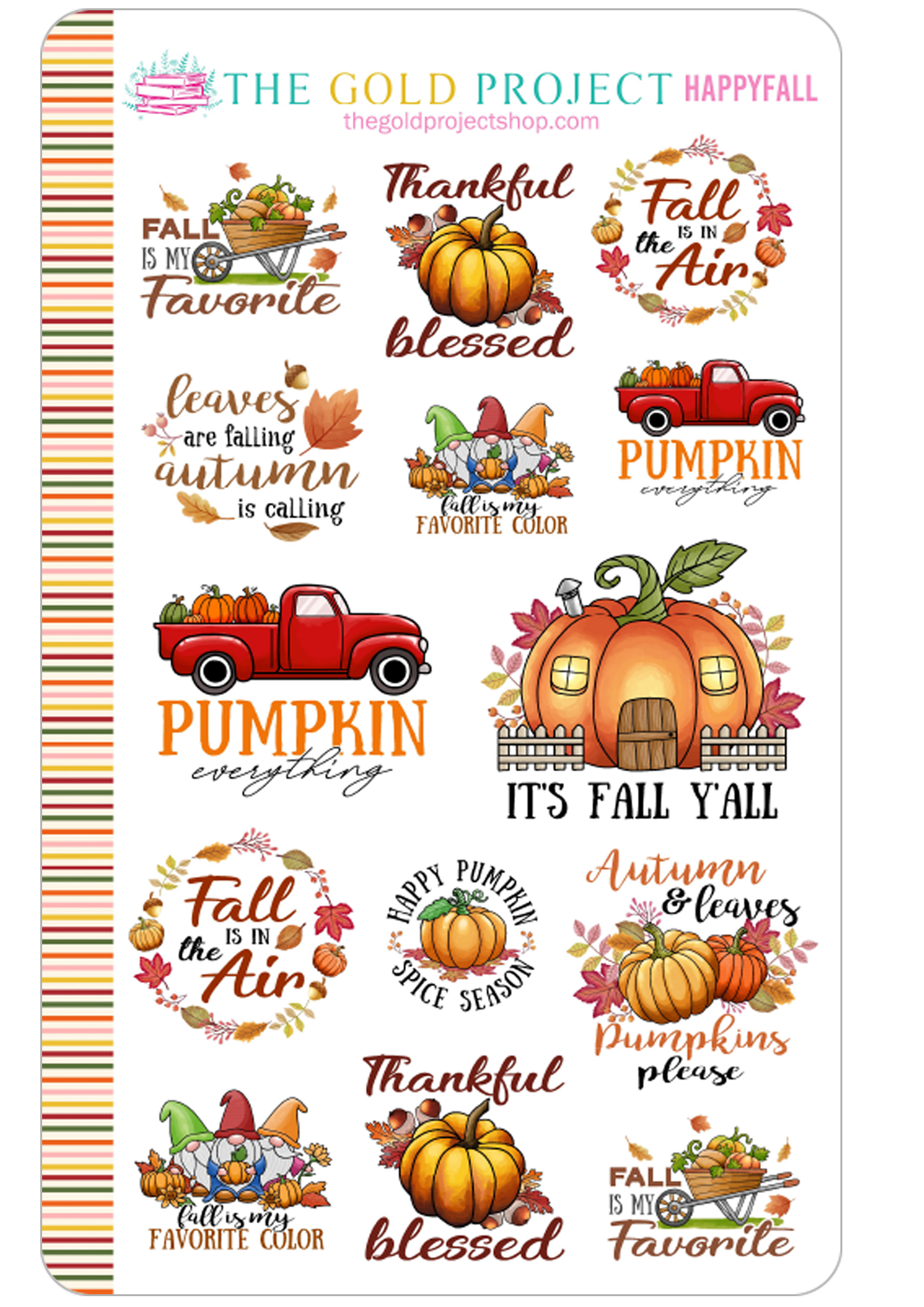 Happy Fall Quote Deco