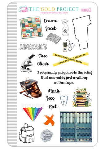 House Rules Book Deco