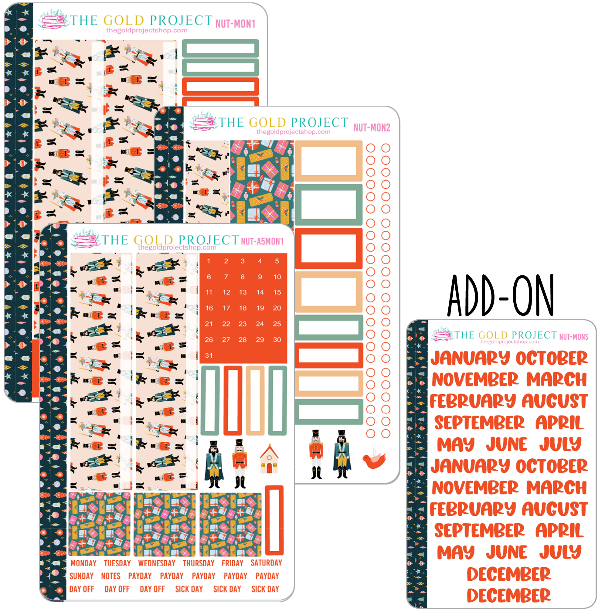 Nutcracker Monthly Kit