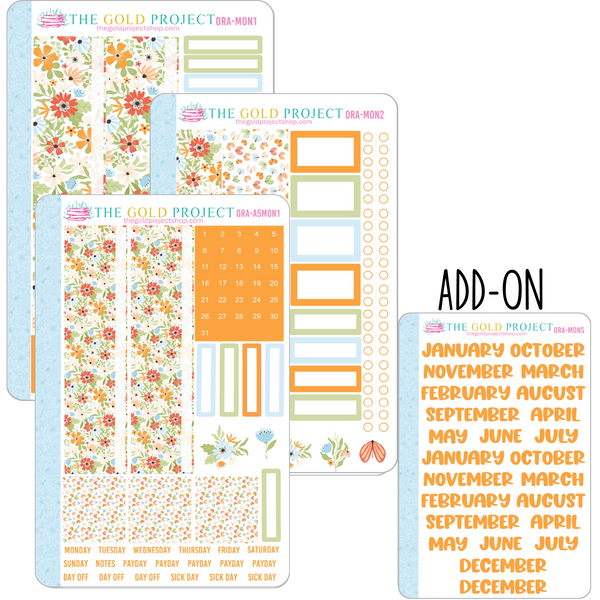 Orange Blossom Monthly Kit