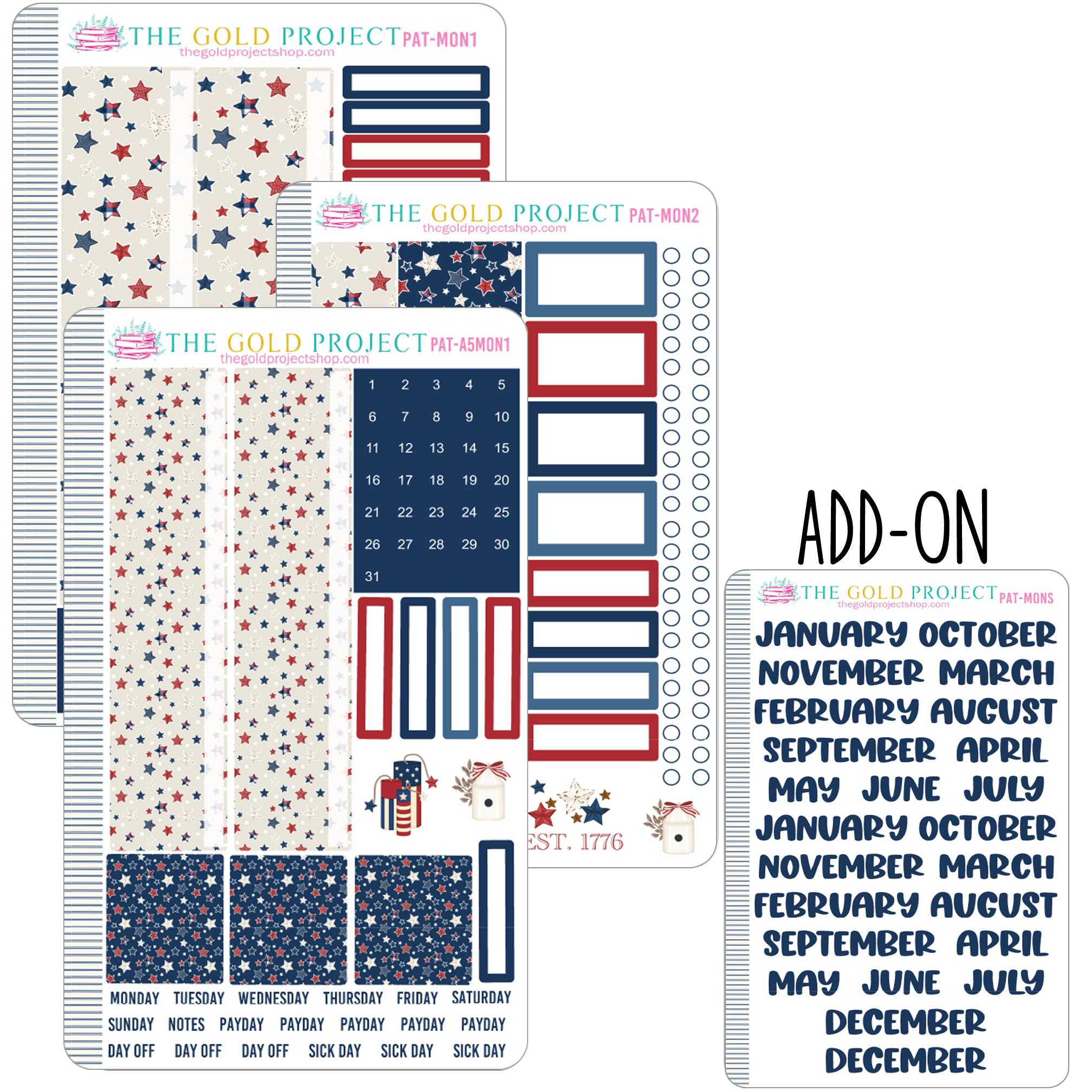 Patriotic Monthly Kit