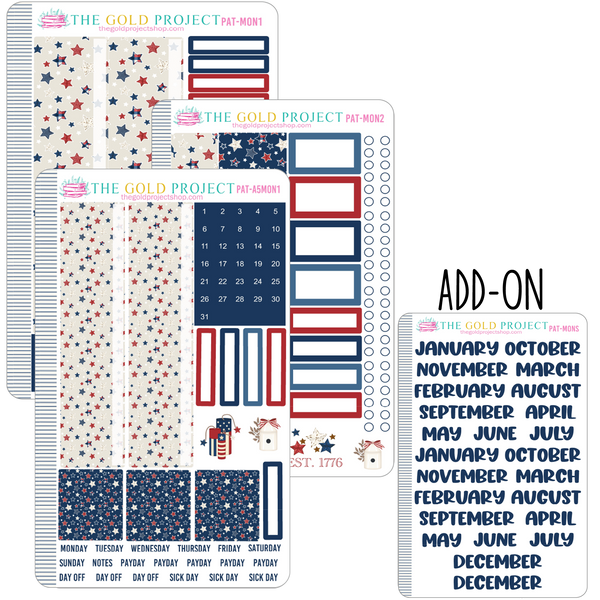 Patriotic Monthly Kit