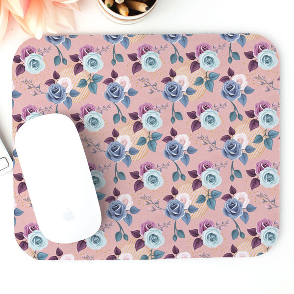 Pink Floral Mousepad