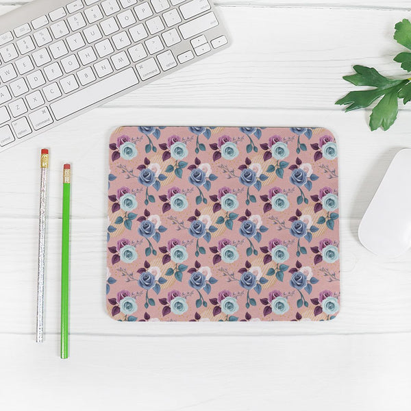 Pink Floral Mousepad