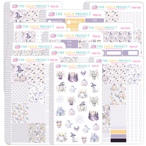 Purple Halloween Weekly Kit