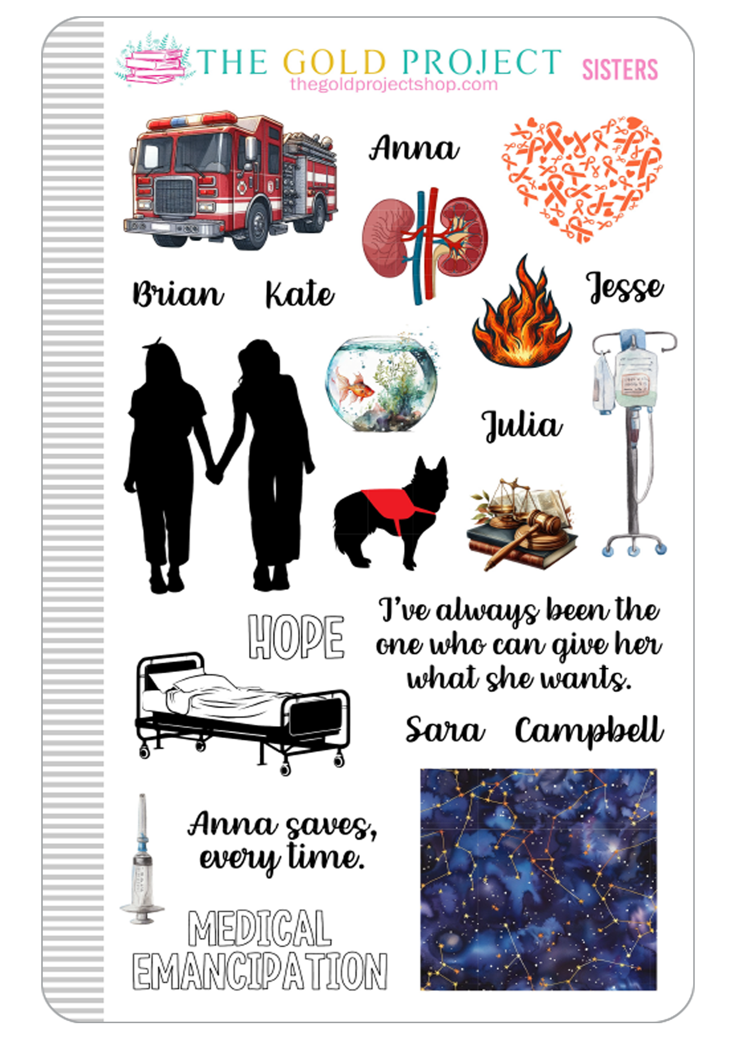 My Sister's Keeper Book Deco