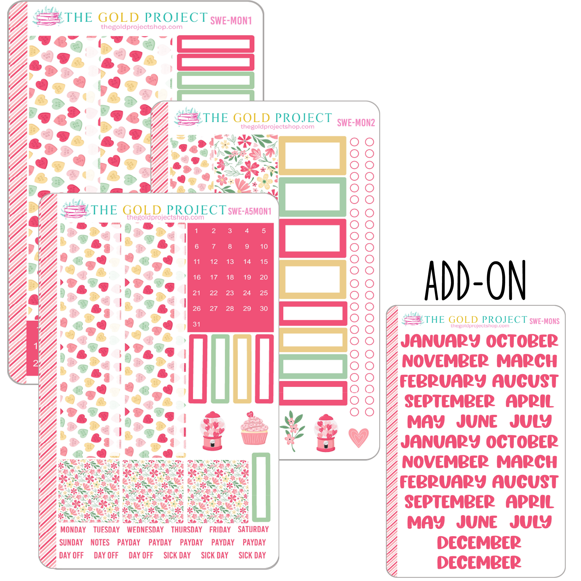 Sweet Valentine Monthly Kit