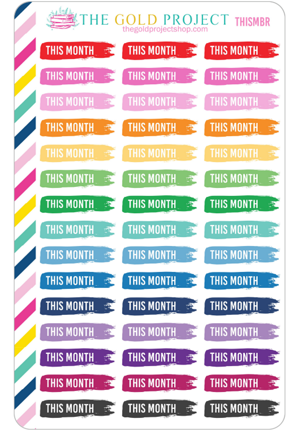 This Month Brush Strokes