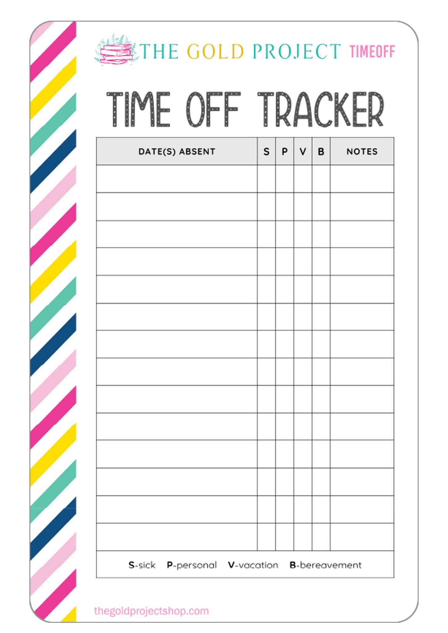 Time Off Tracker