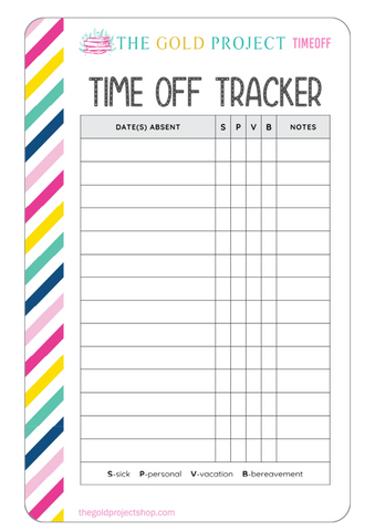 Time Off Tracker