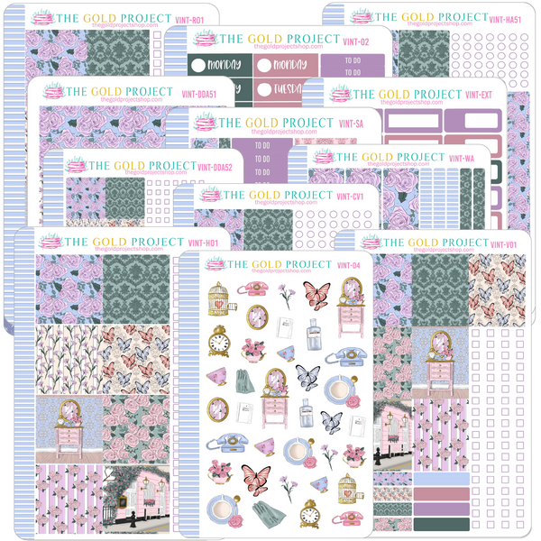 Vintage Romance Weekly Kit