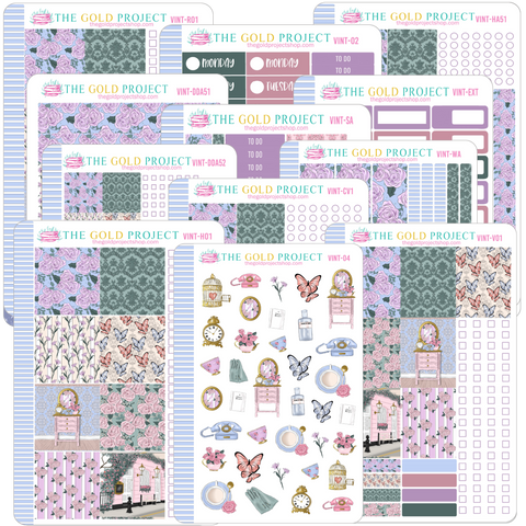 Vintage Romance Weekly Kit