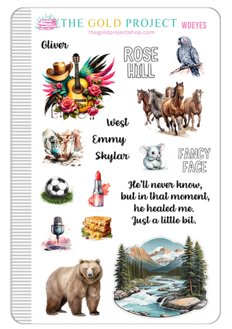 Wild Eyes Book Deco