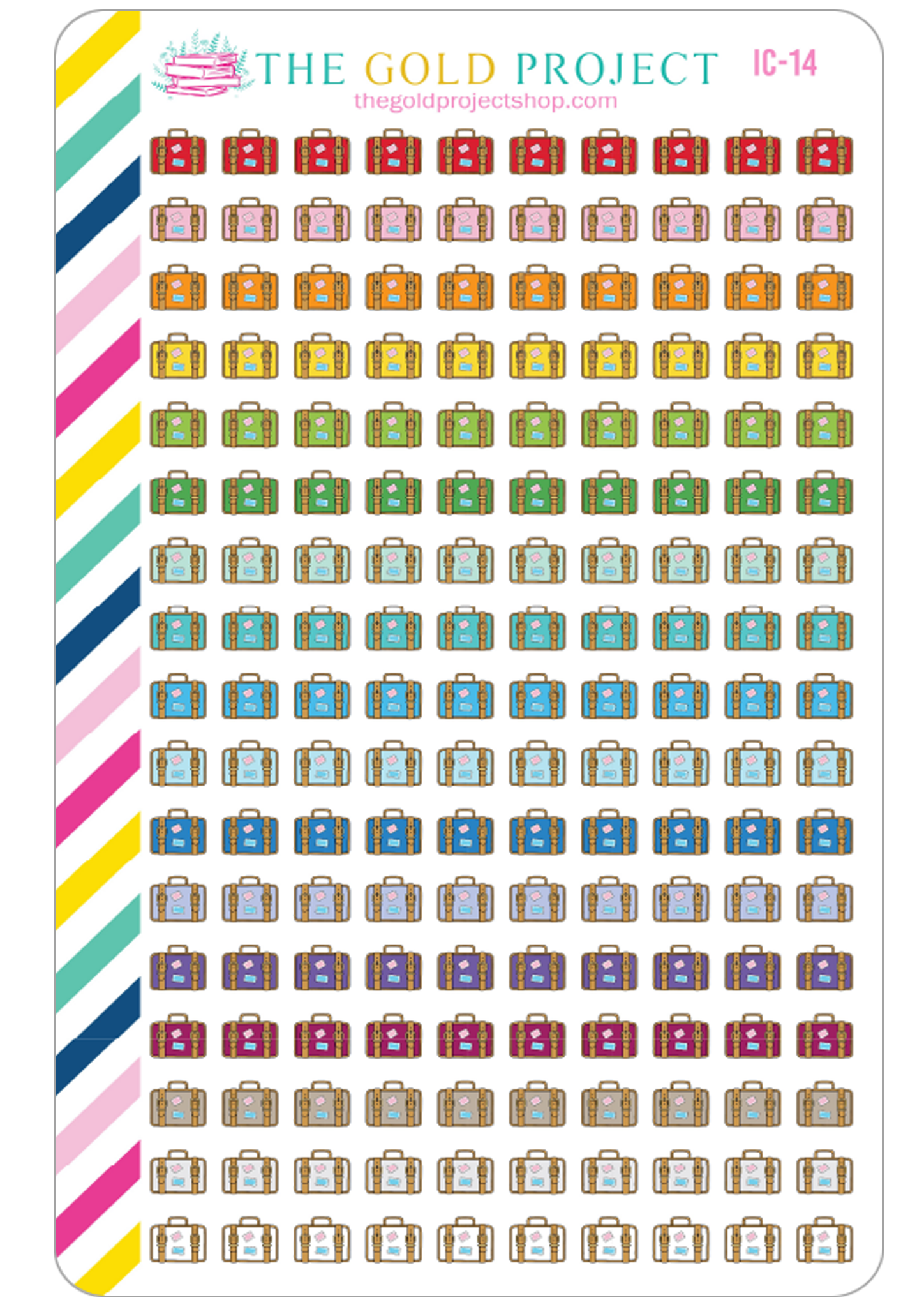 Luggage or Suitcase Icons