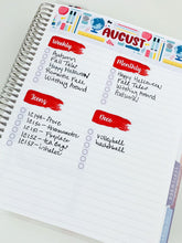 Load image into Gallery viewer, 7x9 Lined Page Checklists
