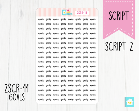 Goals 2 Scripts