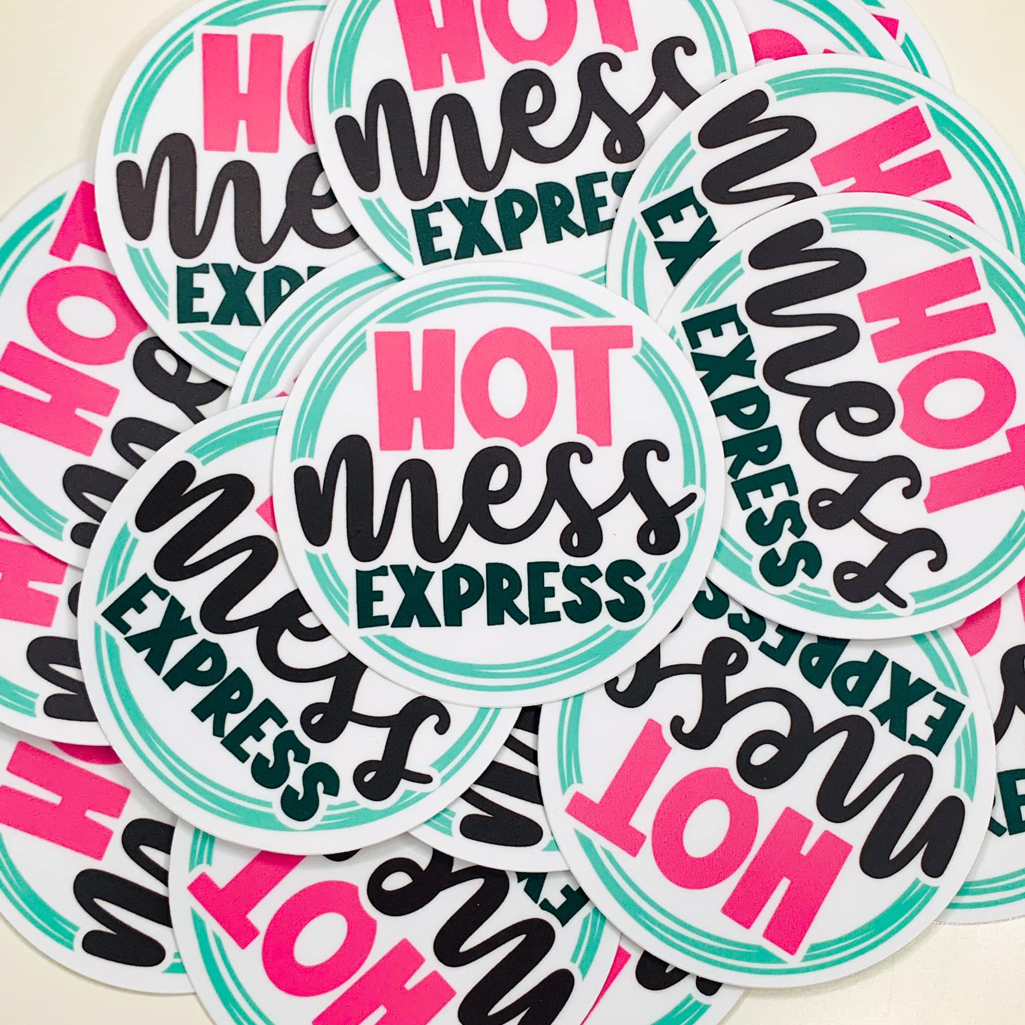 Hot Mess Express Weatherproof Sticker