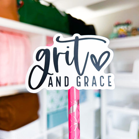 Grit and Grace Weatherproof Sticker