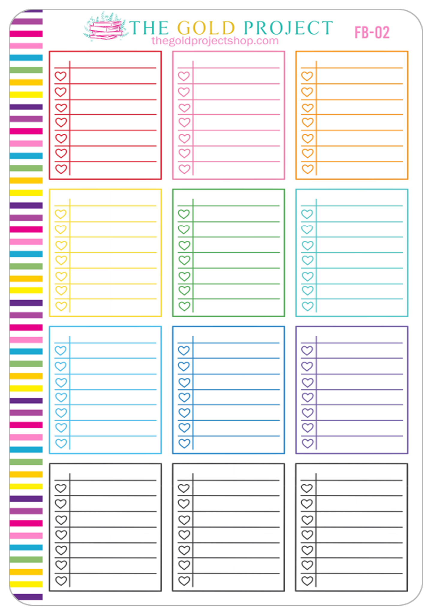 FB-02 Checklist Full Boxes