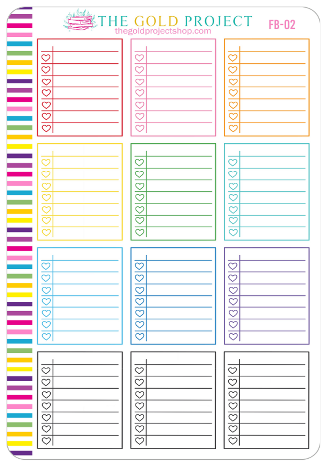 FB-02 Checklist Full Boxes
