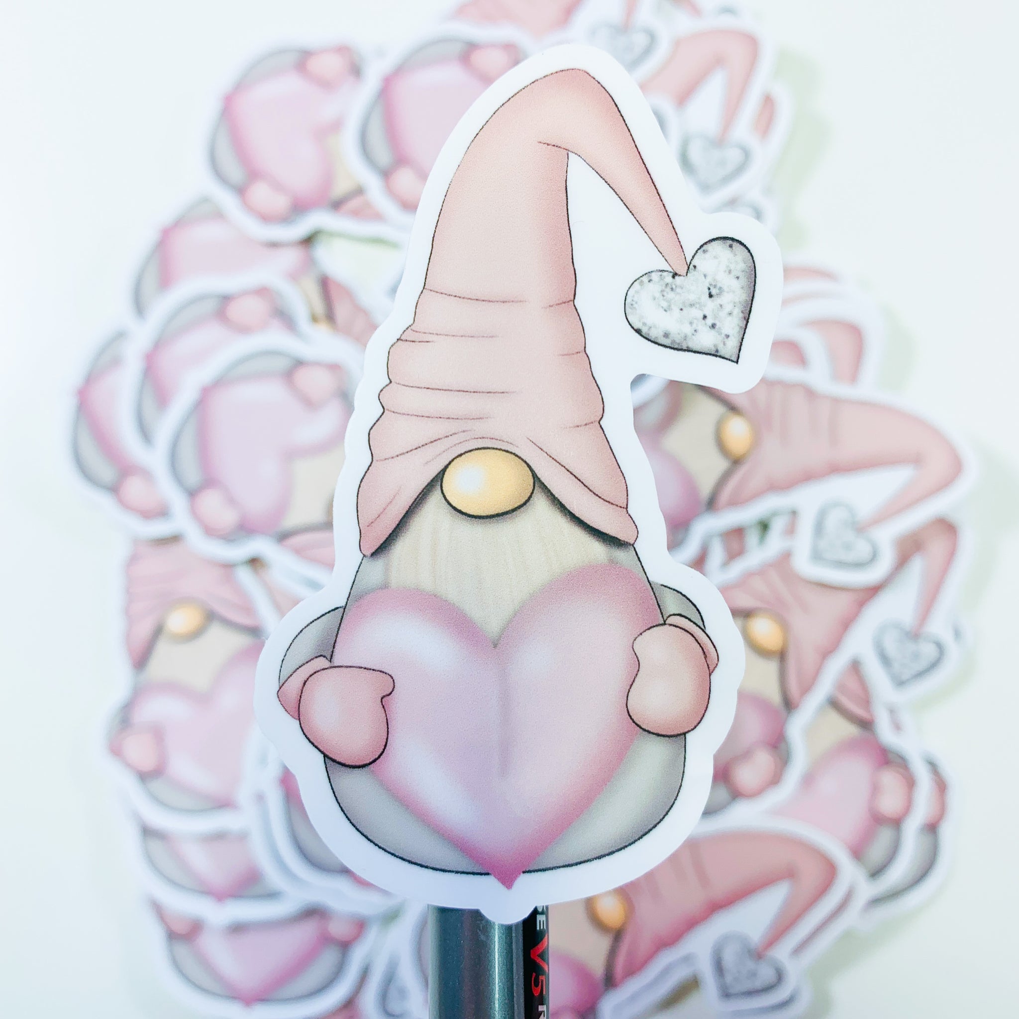 Love Gnome Weatherproof Sticker