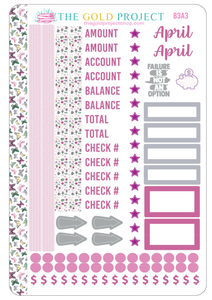 April Bill Tracker 3 Stickers