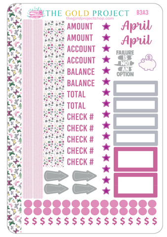 April Bill Tracker 3 Stickers