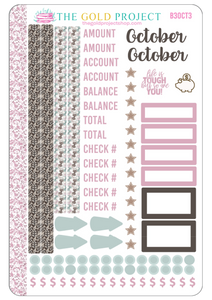 October Bill Tracker 3 Stickers