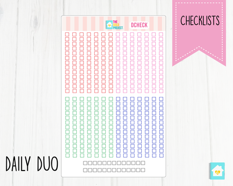 Daily Duo Checklists