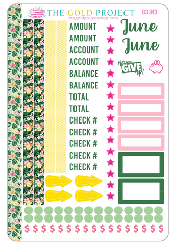 June Bill Tracker 3 Stickers