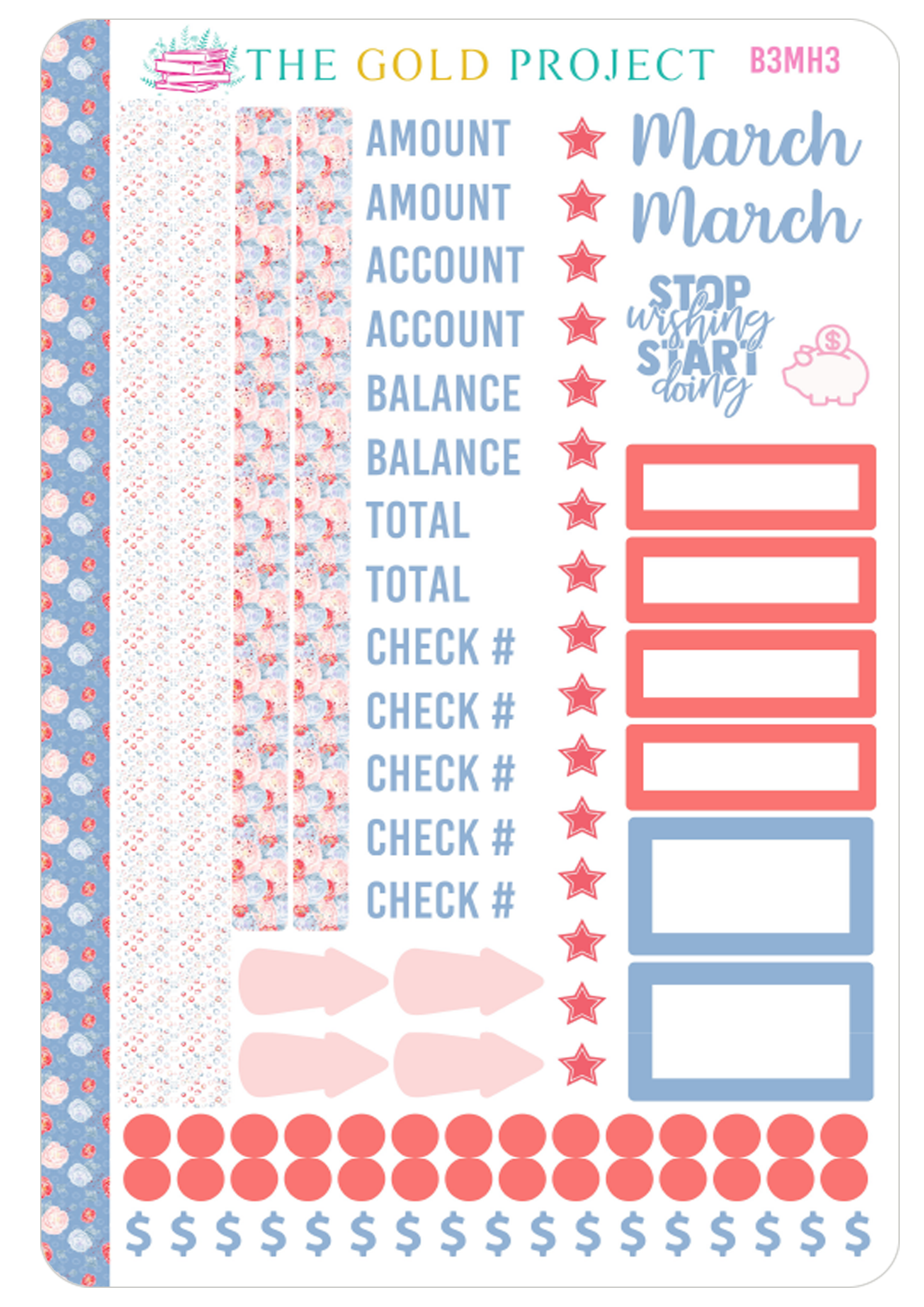 March Bill Tracker 3 Stickers