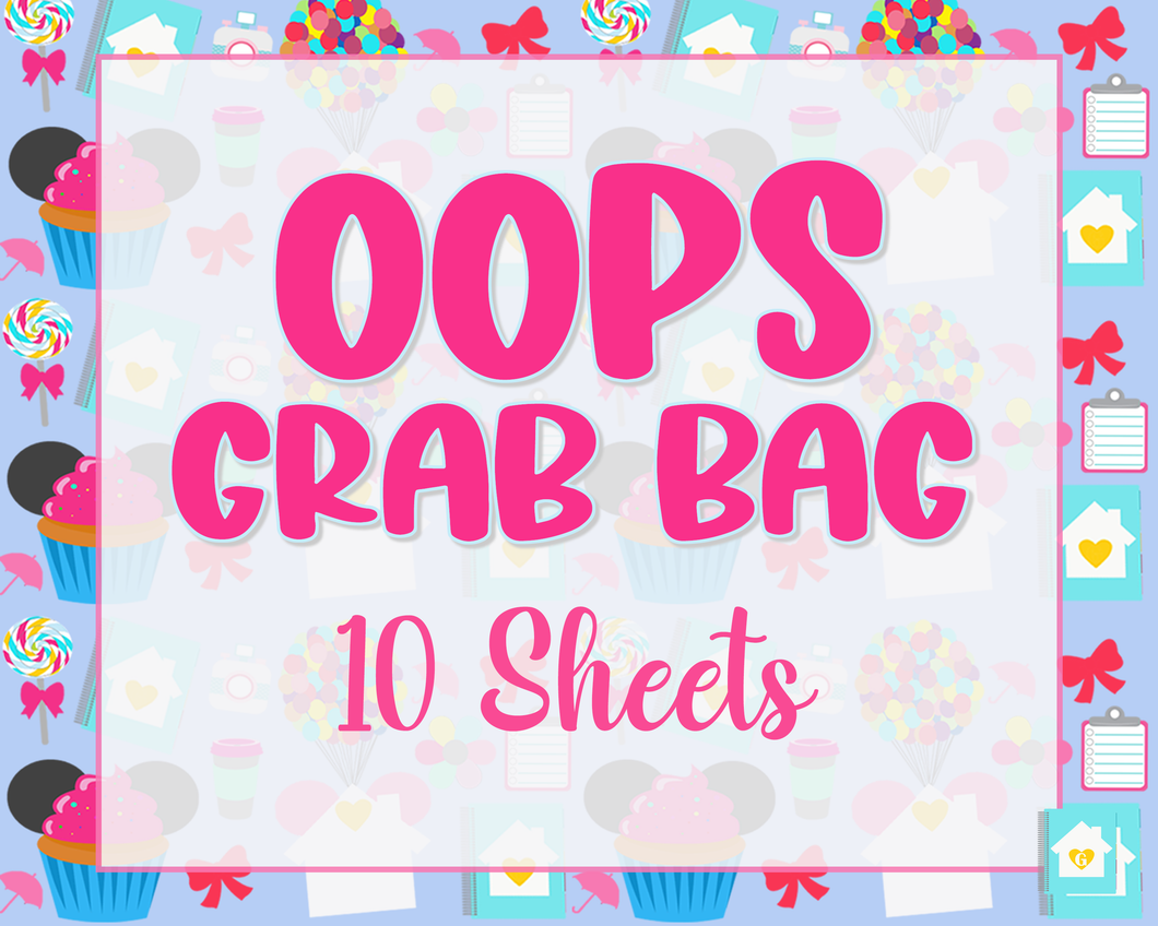 Oops Grab Bag - 10 sheets