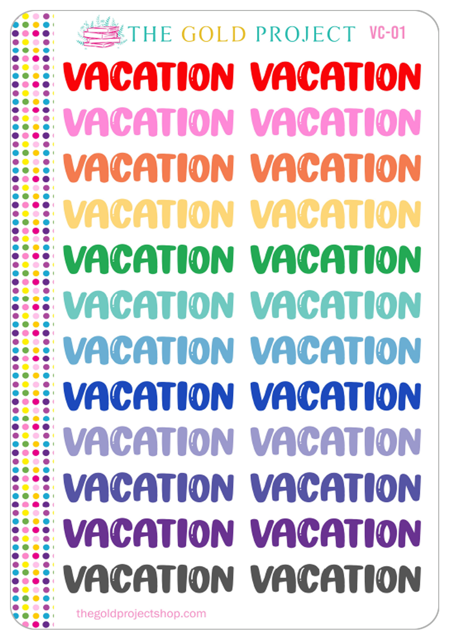 VC-01 Vacation Banners