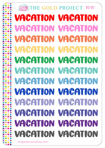 VC-01 Vacation Banners