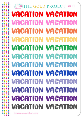 VC-01 Vacation Banners