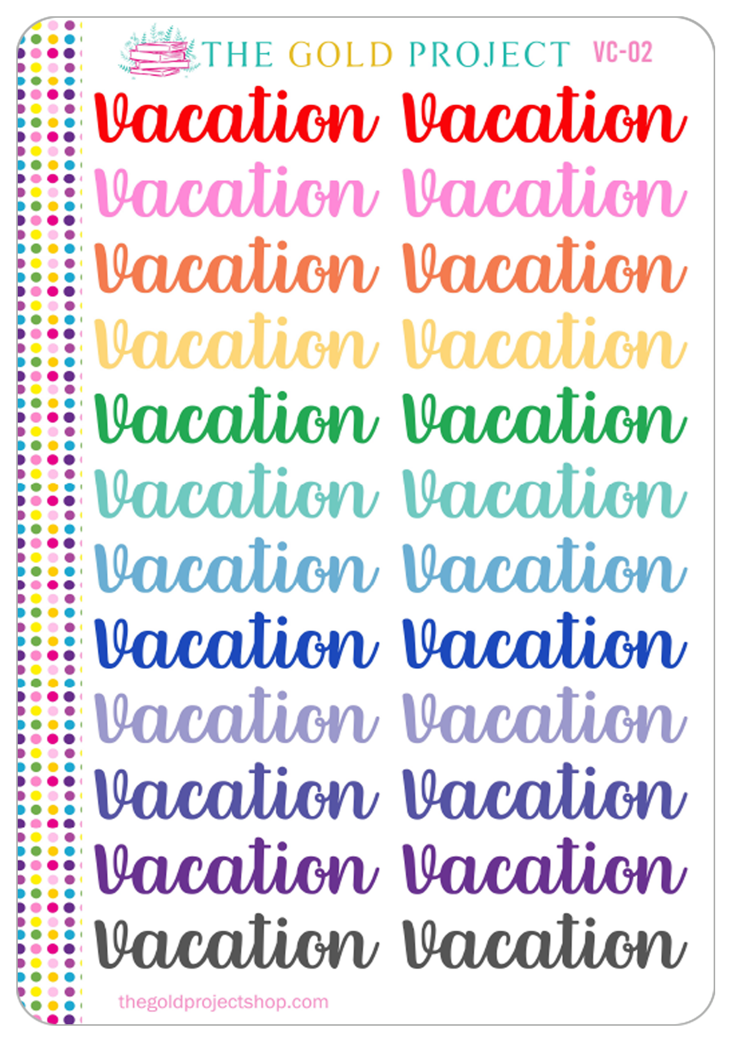 VC-02 Vacation Banners