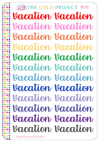 VC-02 Vacation Banners