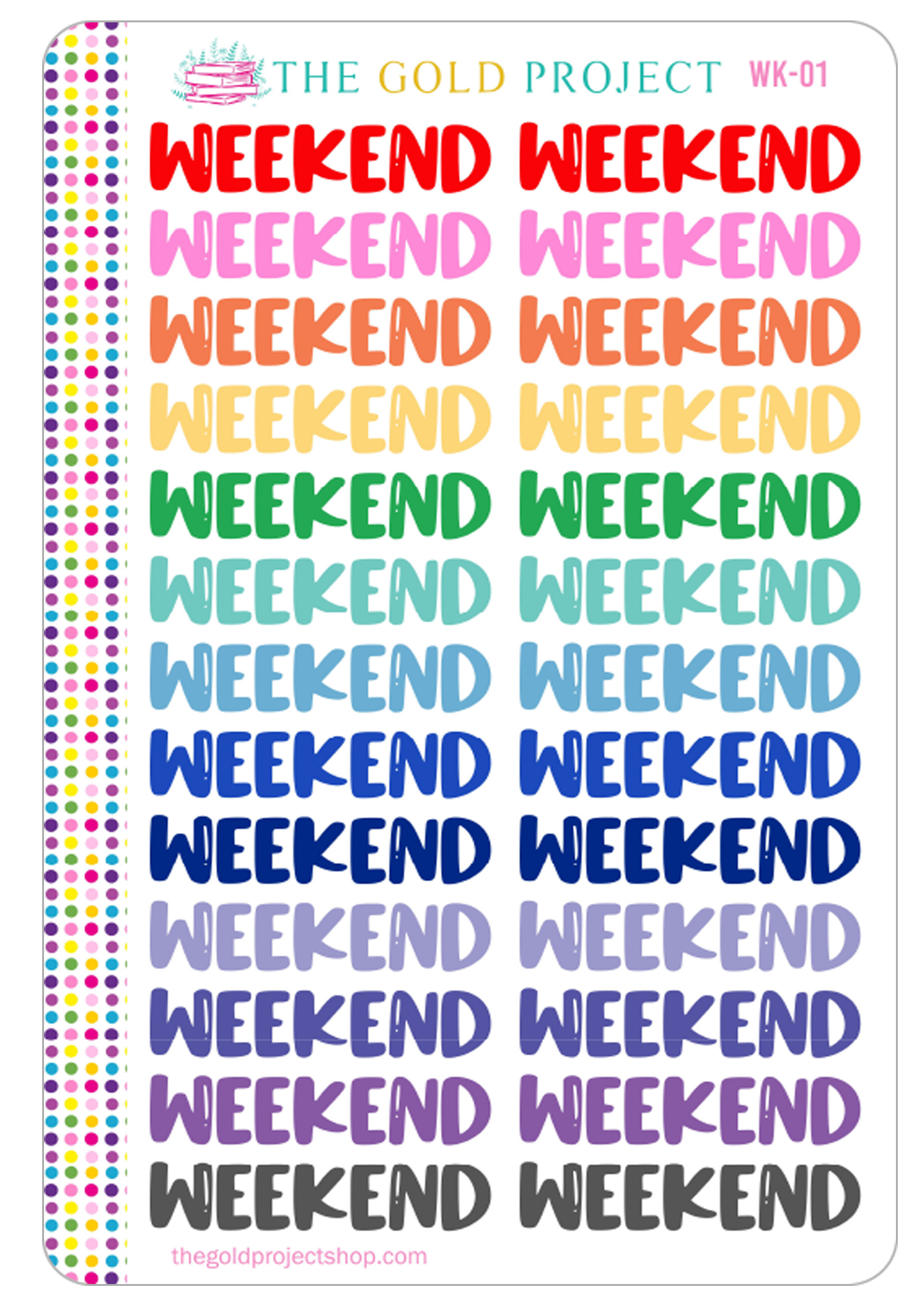 WK-01 Weekend Banners