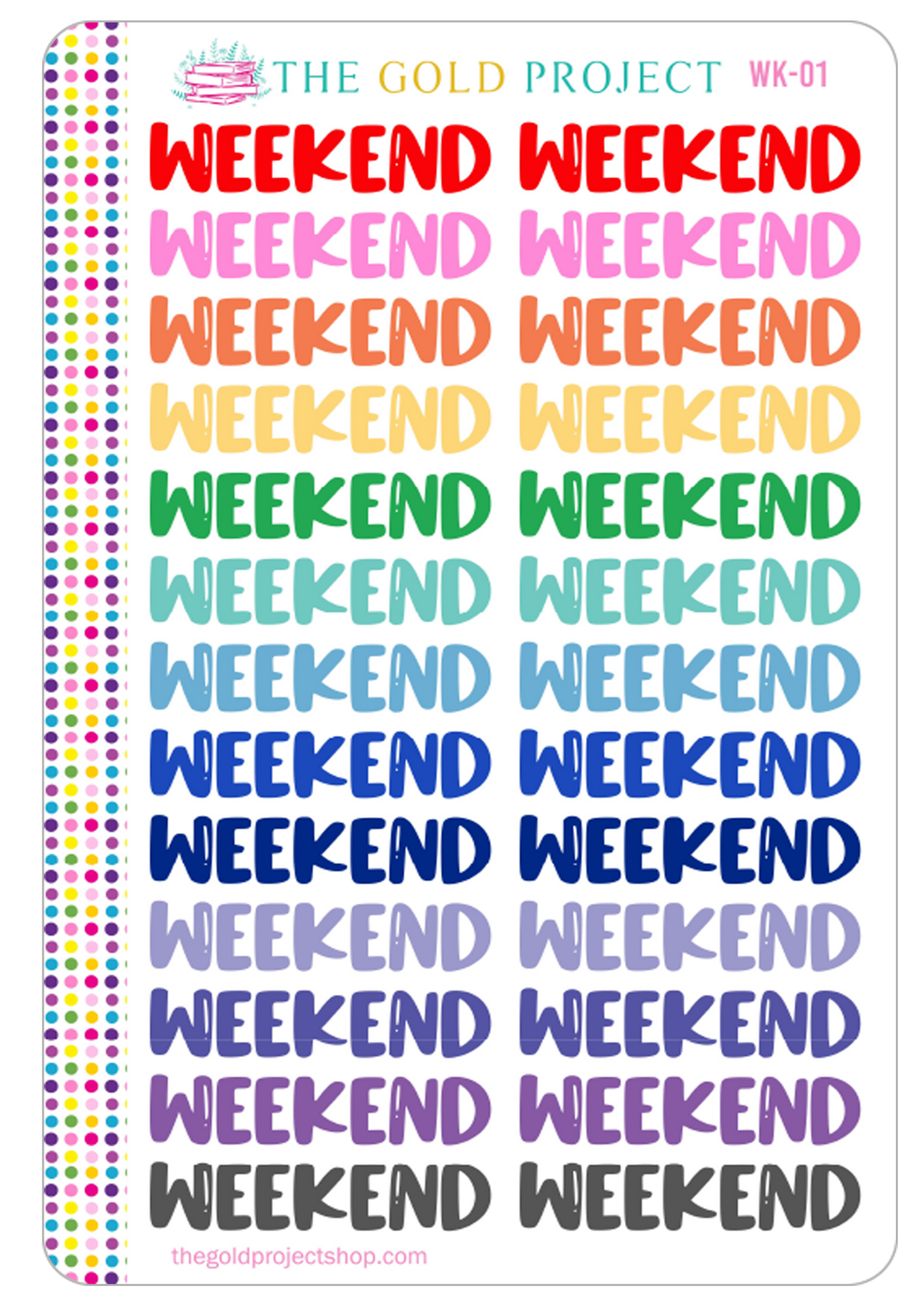 WK-01 Weekend Banners