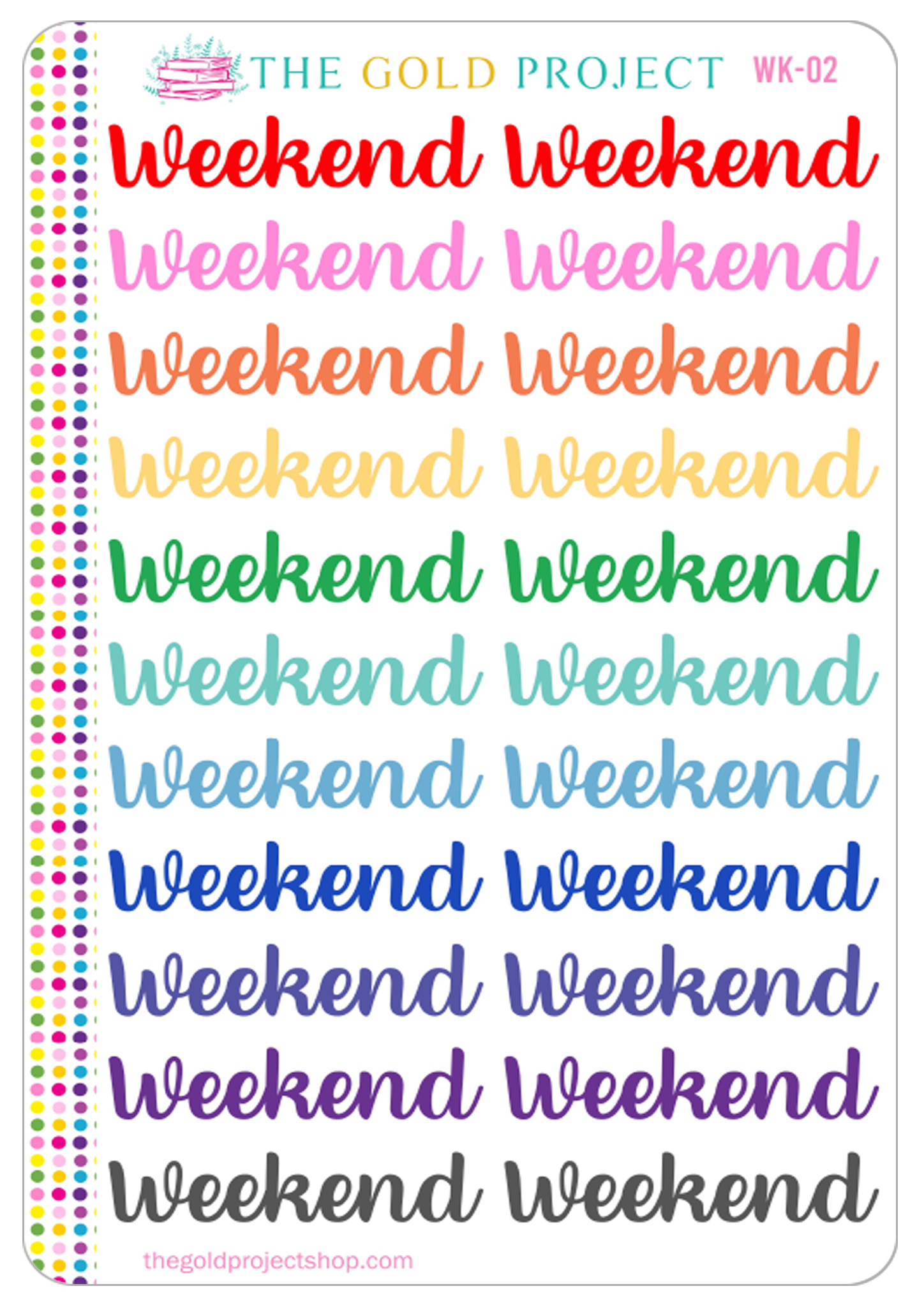 WK-02 Weekend Banners